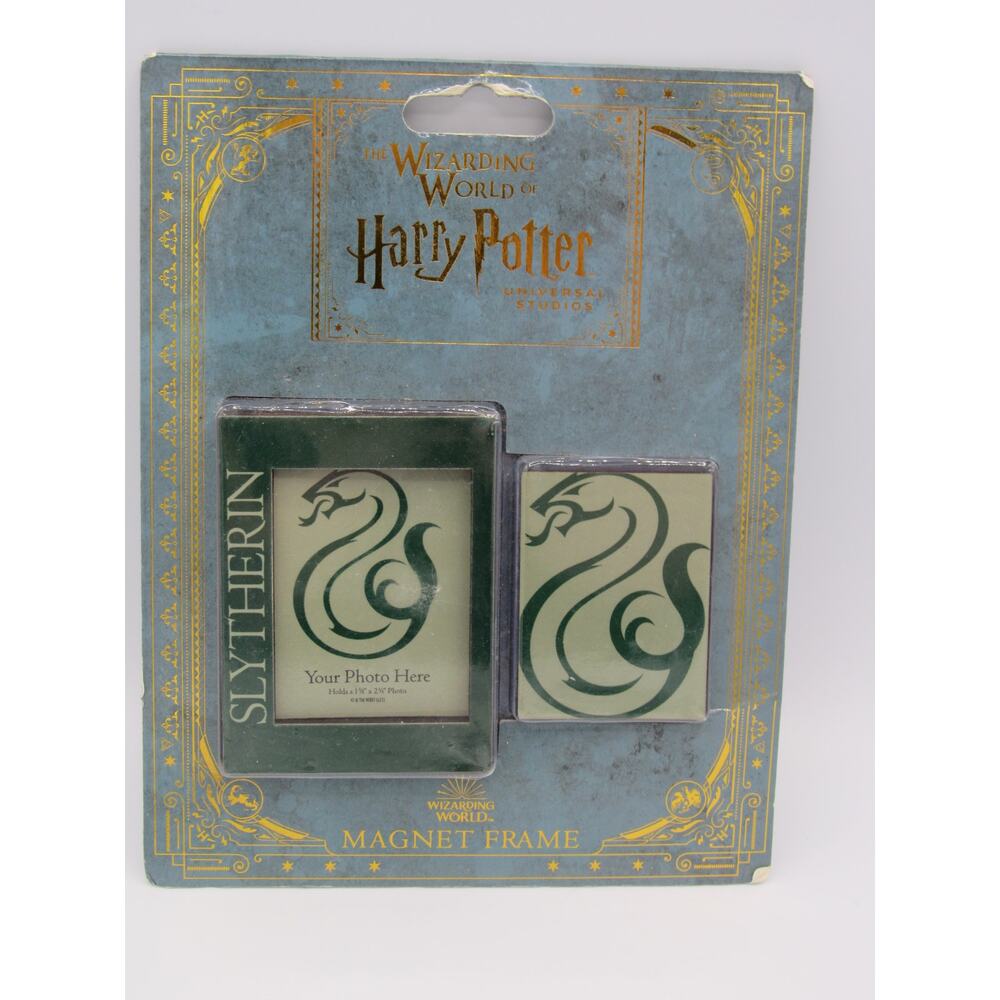 NEW Sealed Harry Potter Slytherin Magnet Frame Set Universal Studios Exclusive